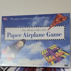 The World Record Paper Airplane Game - Blue
